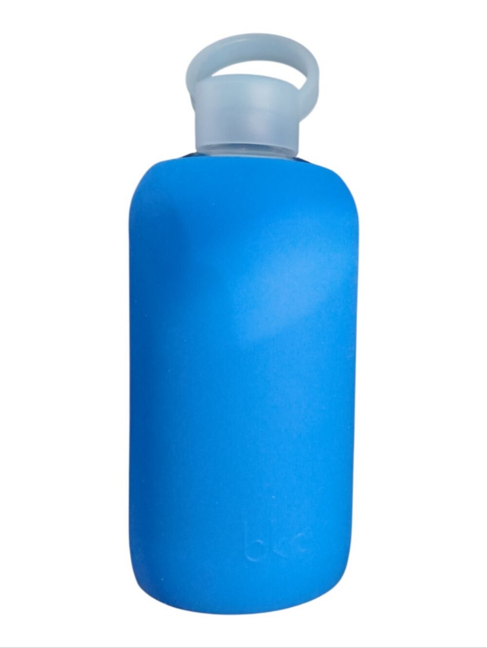 BKR Big Glass Water Bottle w Silicone Sleeve  32oz Romeo Periwinkle Blue